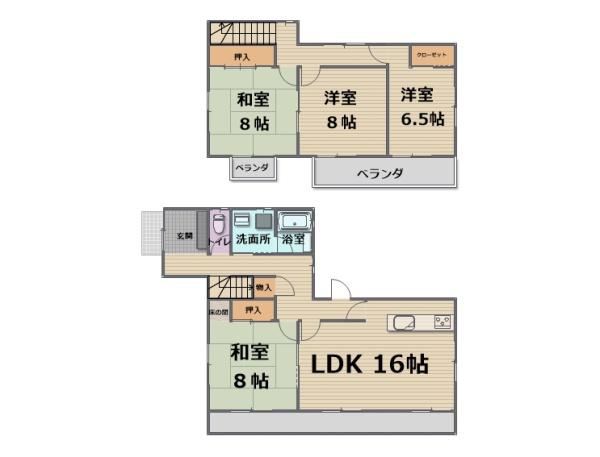大井町下岡瀬沢　戸建賃貸