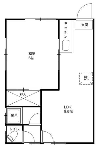 中井コーポ　Ｂ202