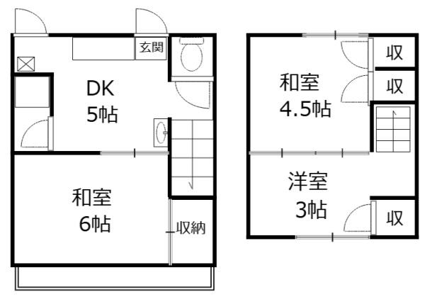 岡山市南区洲崎2丁目の貸家