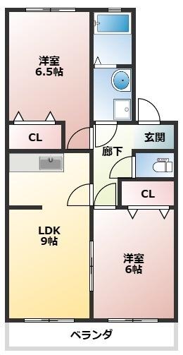 フォーシーズンズ秋202号室