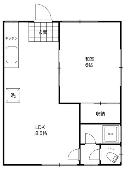 中井コーポ　Ｂ