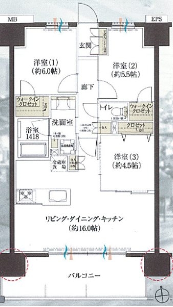 レーベン熊本練兵町／12階