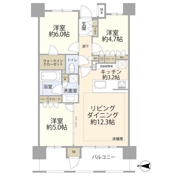 パークホームズ福岡浄水通　４F