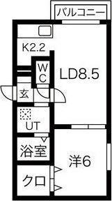 札幌市中央区南十二条西10丁目のマンション(間取り)