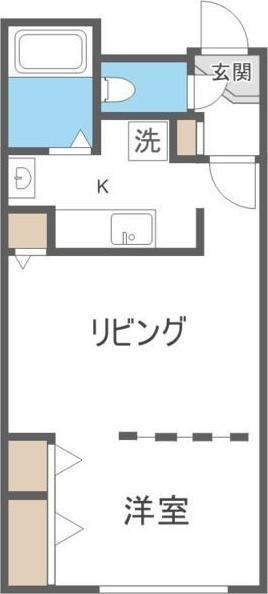 札幌市中央区南十条西6丁目のマンション(間取り)
