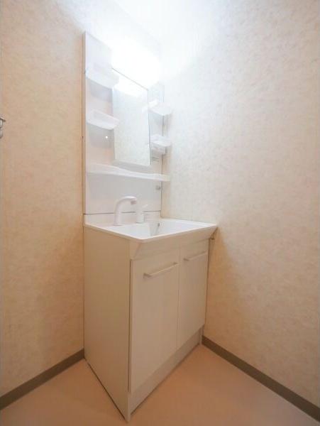 札幌市豊平区美園八条2丁目のマンション(洗面台・洗面所)