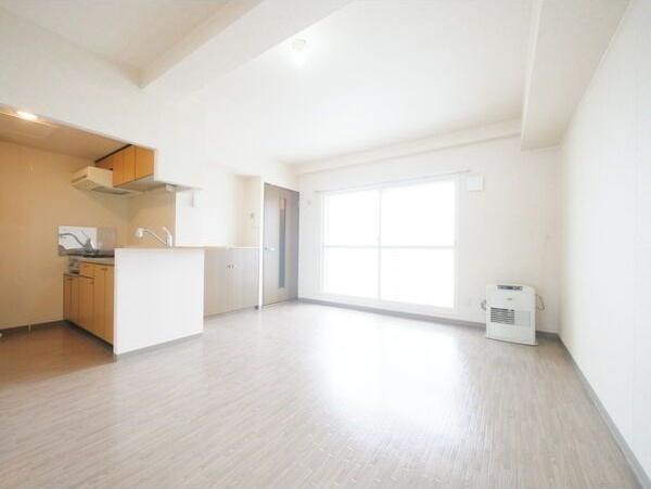 札幌市豊平区美園八条2丁目のマンション(リビング)