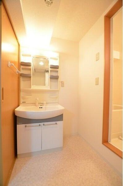 札幌市白石区中央一条7丁目のマンション(洗面台・洗面所)
