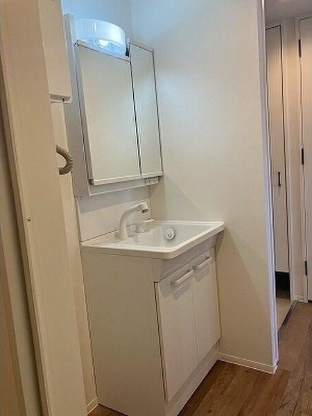 札幌市白石区本郷通1丁目南のマンション(洗面台・洗面所)