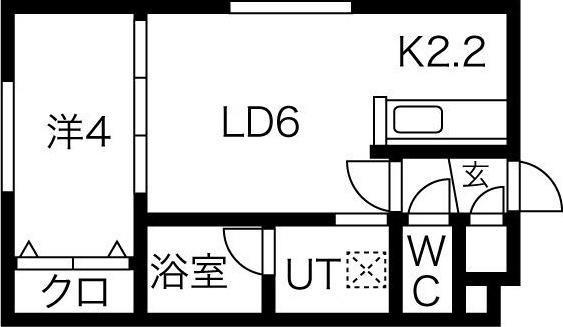 札幌市白石区東札幌四条4丁目のマンション(間取り)