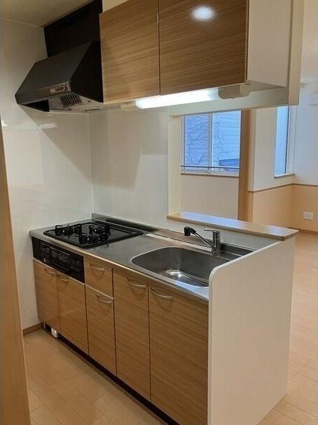 札幌市白石区栄通9丁目のアパート(キッチン)