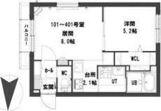 札幌市東区北二十七条東13丁目のマンション(間取り)