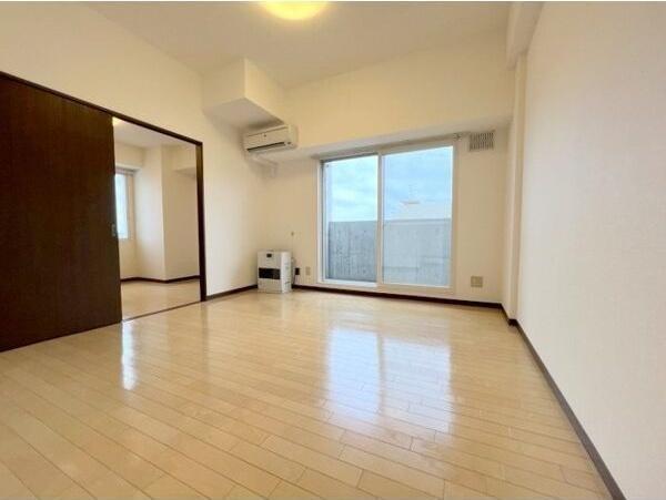 札幌市豊平区平岸五条7丁目のマンション(リビング)