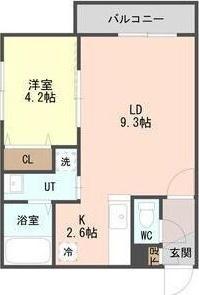 札幌市豊平区福住一条1丁目のマンション(間取り)