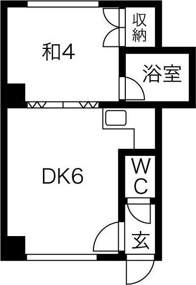 札幌市豊平区中の島二条５丁目のアパート