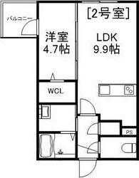 札幌市豊平区美園九条7丁目のマンション(間取り)