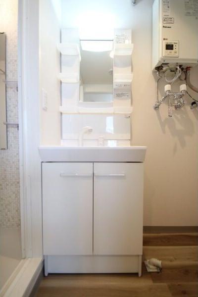 札幌市豊平区美園二条1丁目のマンション(洗面台・洗面所)