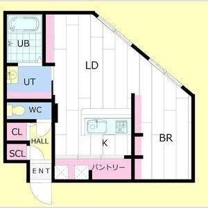 札幌市東区北三十三条東12丁目のマンション(間取り)