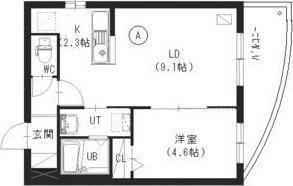 札幌市中央区南四条東5丁目のマンション(間取り)