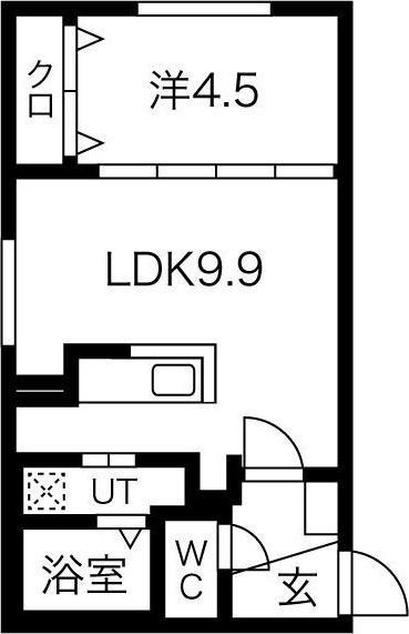 札幌市中央区北二条東12丁目のマンション(間取り)