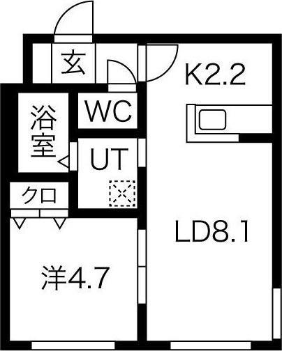 札幌市北区麻生町2丁目のマンション(間取り)