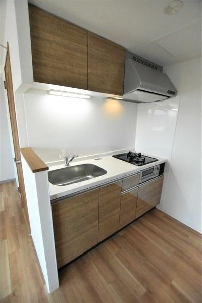 札幌市豊平区平岸四条9丁目のマンション(キッチン)