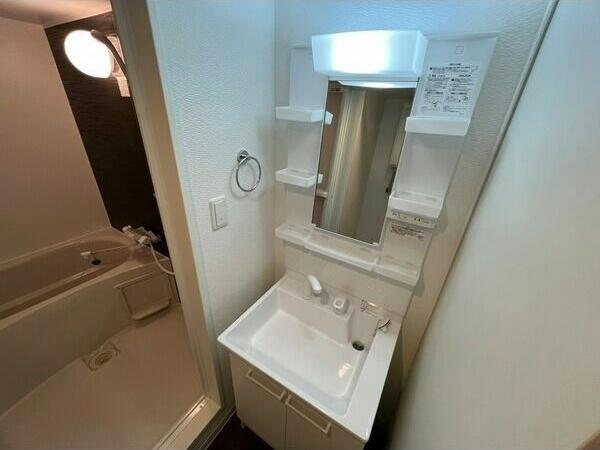 札幌市西区二十四軒四条7丁目のマンション(洗面台・洗面所)