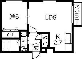 札幌市中央区北四条東5丁目のマンション(間取り)