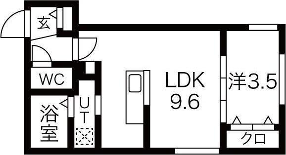 札幌市北区北三十一条西6丁目のマンション(間取り)
