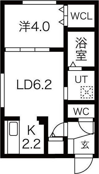札幌市西区山の手二条2丁目のマンション(間取り)