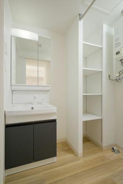 札幌市北区北六条西8丁目のアパート(洗面台・洗面所)