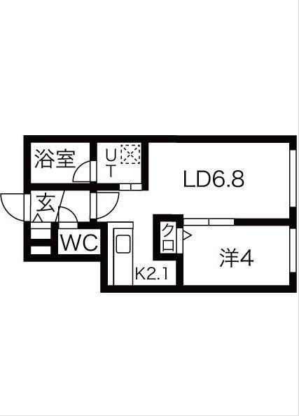 札幌市中央区南七条西9丁目のマンション(間取り)