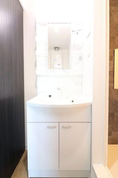 札幌市西区西野一条2丁目のマンション(洗面台・洗面所)