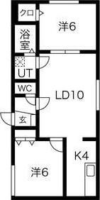 札幌市白石区本郷通７丁目北のアパート