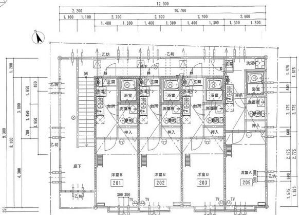 札幌市中央区南八条西１丁目のアパート