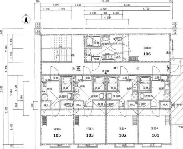 札幌市東区北四十一条東２丁目のアパート