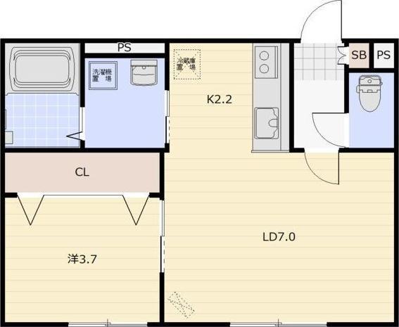 札幌市白石区平和通５丁目北のマンション