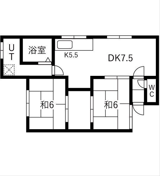 札幌市豊平区月寒東一条１丁目のアパート