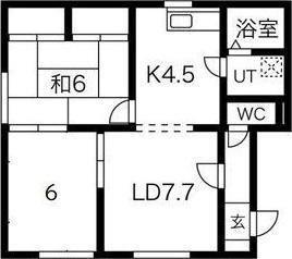 札幌市白石区北郷三条５丁目のアパート