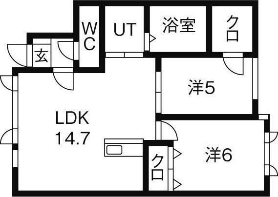 札幌市白石区北郷三条７丁目のアパート
