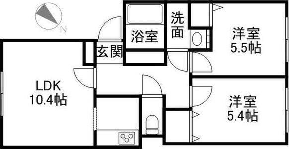 札幌市西区山の手三条１１丁目のアパート