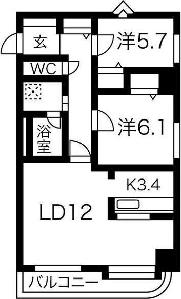 札幌市白石区菊水八条２丁目のマンション