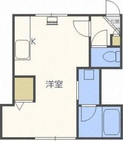 札幌市北区麻生町１丁目のアパート