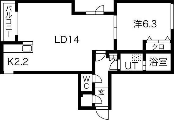 札幌市西区二十四軒三条６丁目のアパート