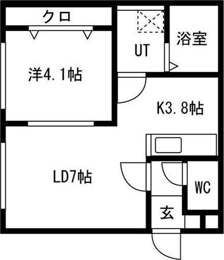 札幌市東区北三十四条東１２丁目のアパート