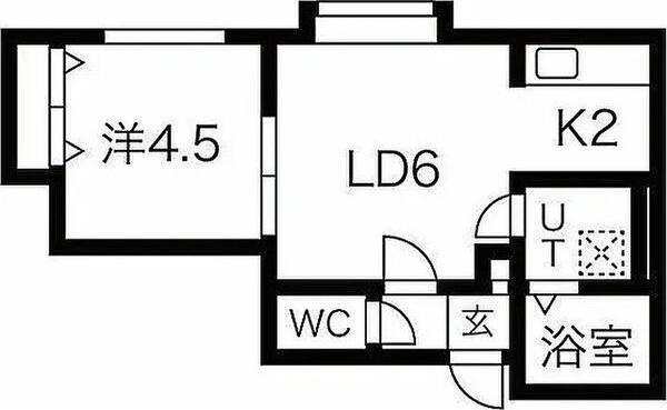札幌市白石区栄通１３丁目のアパート