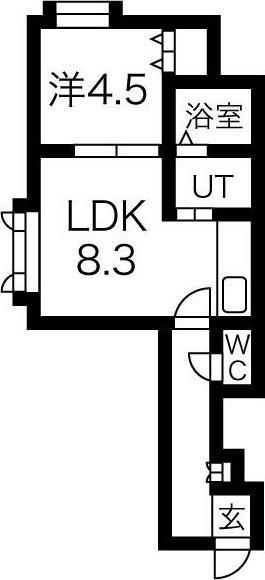 札幌市東区北十八条東１３丁目のアパート
