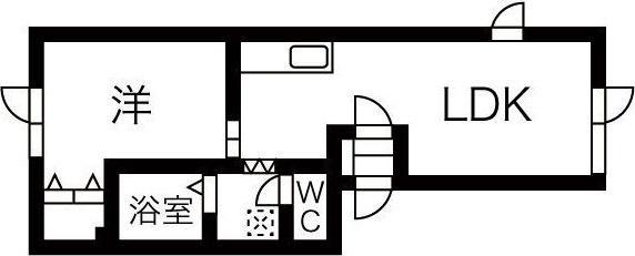 札幌市豊平区月寒東二条２０丁目のアパート