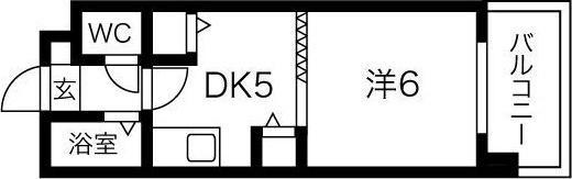 札幌市中央区北六条西２５丁目のアパート