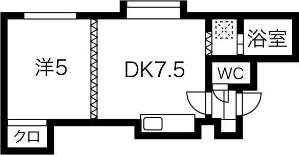 札幌市豊平区平岸二条４丁目のアパート